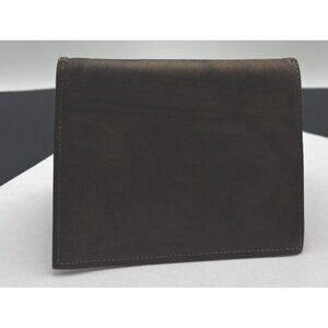 Vintage Rolfs Brown Cowhide Men's Bi-Fold Wallet 5” X 8”